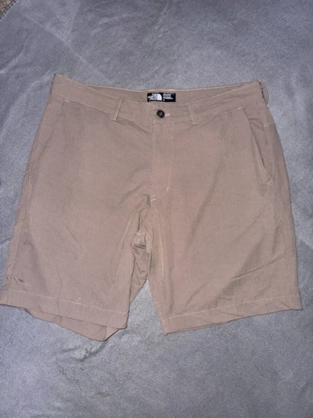 The North Face Mens Shorts Size 36 Beige Khaki Performance Outdoor Hiking Casual
